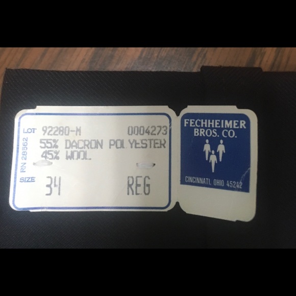 FECHHEIMER MEN'S NAVY BLUE 6 POCKET TROUSER - Picture 2 of 6